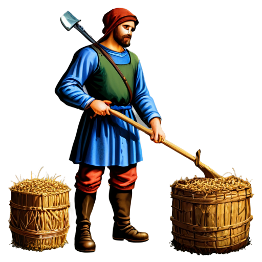 medieval farming - icon | sticker