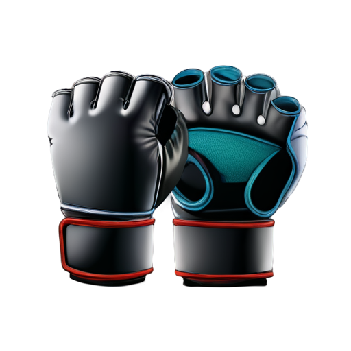 mma gloves vector - icon | sticker