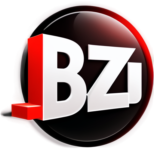logo "gastrobiznes" of company b2b sales in black and red colours - icon | sticker