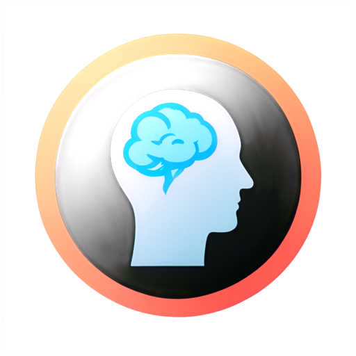 app icon that represent that the user is fighting mental fatigue by managing mental energy - icon | sticker