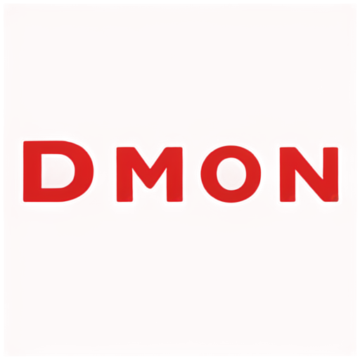 "DIMON" на красном фоне - icon | sticker