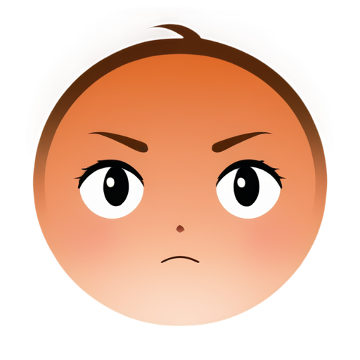 disappointment anime face - icon | sticker