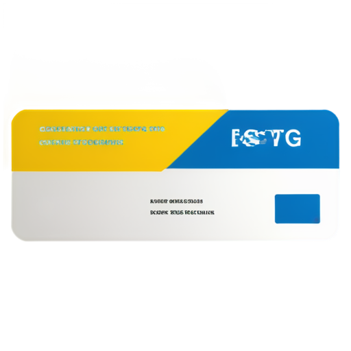 generate "not allowed the ID card sign" in blue an yellow shade , now put this card encircled from top and diagonally cut from one side - icon | sticker