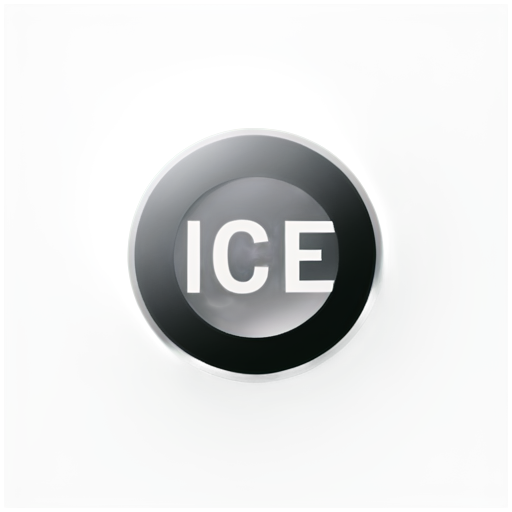 A noir logo for a bar-gallery in St. Petersburg called "ice hole" with dark tones - icon | sticker