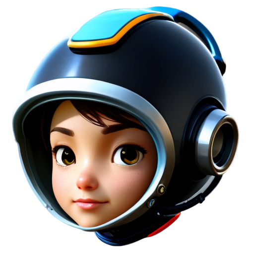 Subnautica, diver`s head, main character - icon | sticker