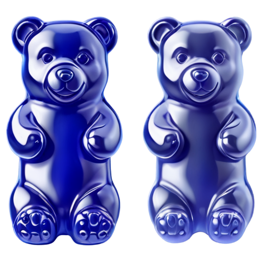 Blueberry Gummy Bear - icon | sticker