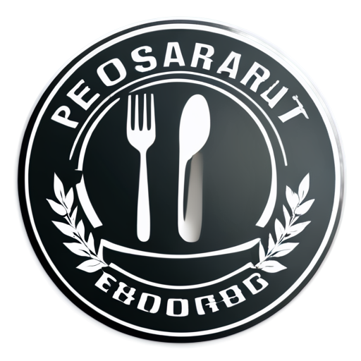 logo restaurant - icon | sticker