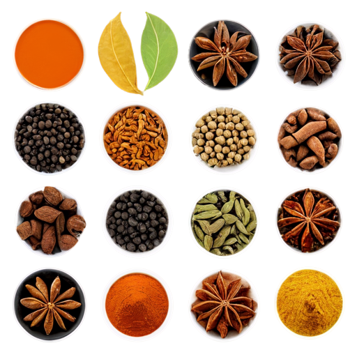 100% blend of whole spices - icon | sticker