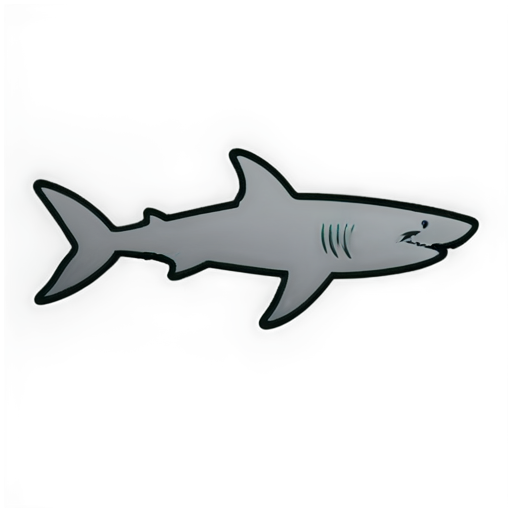 shark step - icon | sticker