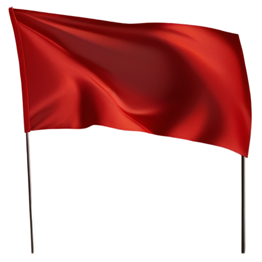 2d red flag - icon | sticker