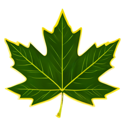 maple leaf logo - icon | sticker