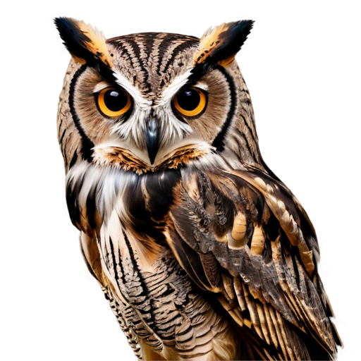 scops owls head - icon | sticker