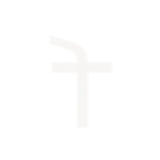 The letter T in the form of a perched eagle, one colored, like crowd strike - icon | sticker