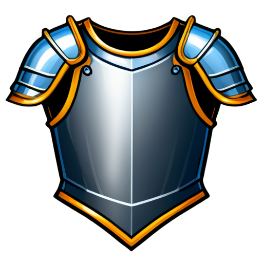 knight cuirass outline icon - icon | sticker