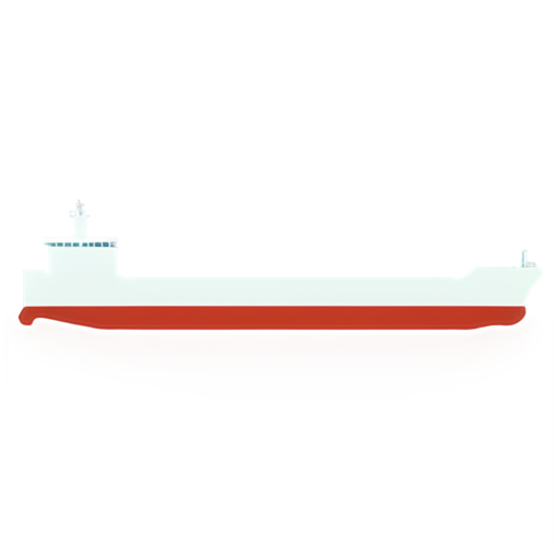 Outlined hollow 2d Gas Tanker Ship Icon - icon | sticker