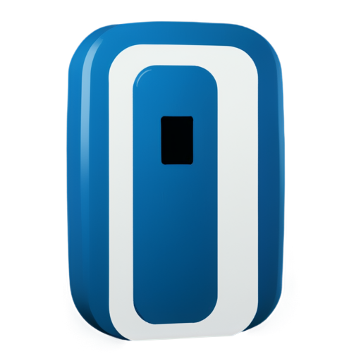 wallbox caharging station electro car, blue, white, sympel, pictogram - icon | sticker