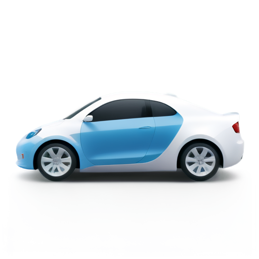 wallbox electro car, blue, white, sympel, pictogram - icon | sticker