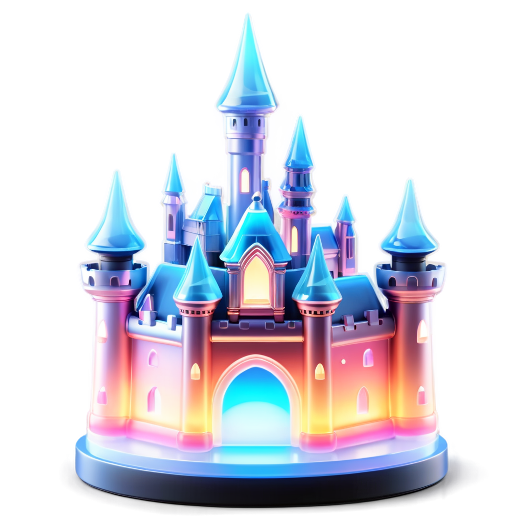 Disney Castle, - icon | sticker