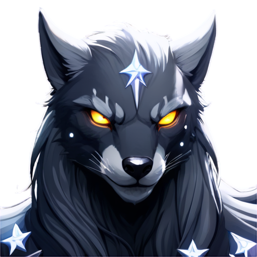 icon for discord server name NightOrion. icon must be in dark color with male or stars - icon | sticker