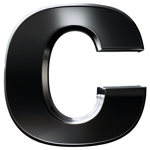 letter 'G', stainless steel - icon | sticker