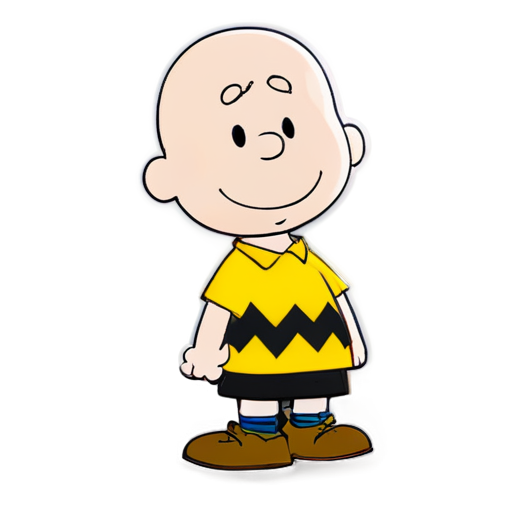 Charlie brown 90s - icon | sticker