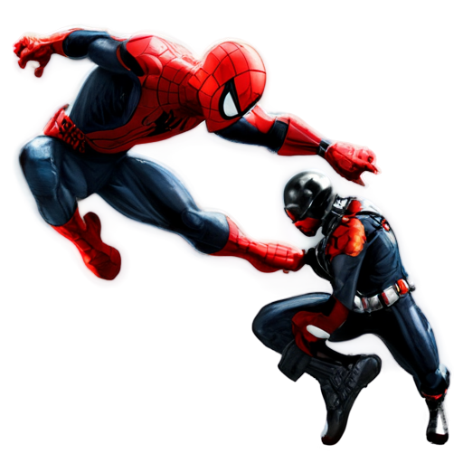 spiderman vs ant man - icon | sticker