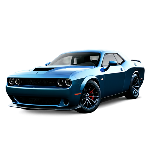 dodge challenger hellcat - icon | sticker