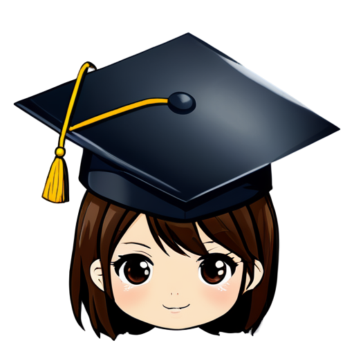 graduation cap - icon | sticker