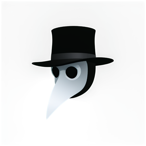 Plague doctor mask - icon | sticker