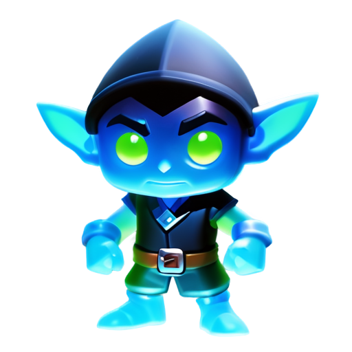 A goblin like clash of clans in the forest, terraria style - icon | sticker