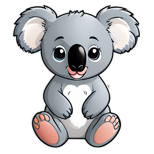 Koala bear - icon | sticker