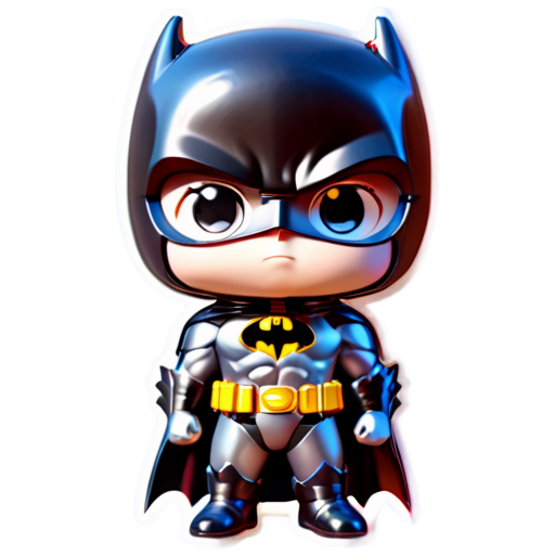 Baby batman without mask - icon | sticker