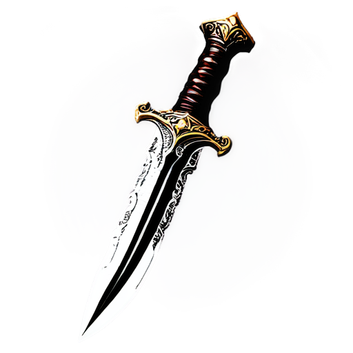 steel dagger - icon | sticker