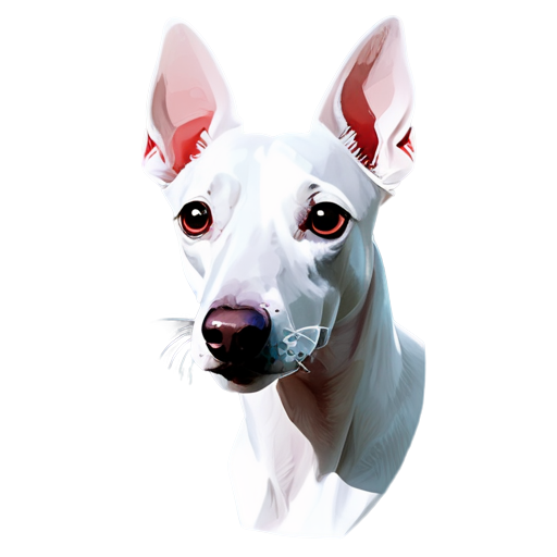 New crypto project: Ecosystem Circular Economy - This project create a main character call Whippet_crypto. This Character is very Happy, Sophisticated, High-tech, rich, unique, fashion, intelligent. this is the next meme coin. your breed are english whippet dog. please create a MEME COIN LOGO for made viral in a next moths. The dog has color white and blue standard of breed. use a neon color and cyber characteristic's. - icon | sticker