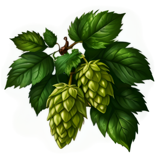 medieval hops, paint style - icon | sticker