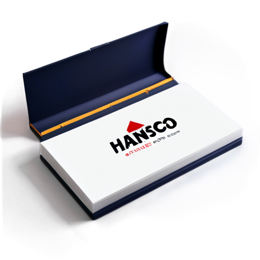 create the logo of stationery that named as 'Hansco'. which provide stationery services. it should be in modern logo. ' - icon | sticker