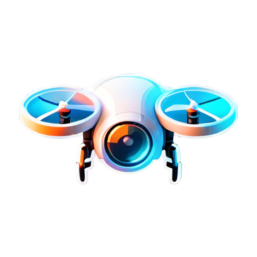 a vector logo design,with the text "fly", "f" and "y" needed to be stressed, main symbol:drone,Minimalistic,be used in Technology industry,clear background - icon | sticker