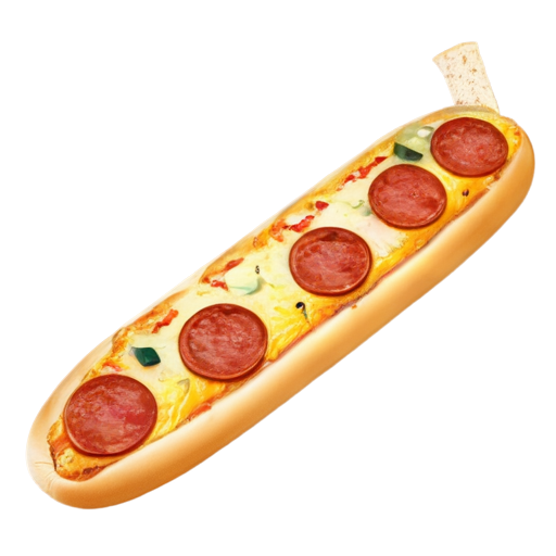 pizza baguette - icon | sticker