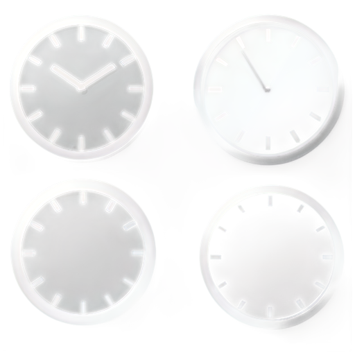 simple clocks in pixelart style - icon | sticker