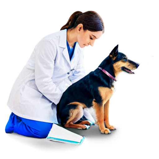 veterinary examination - icon | sticker