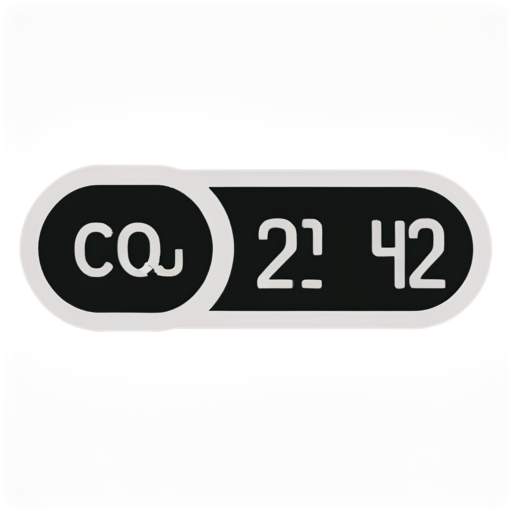 CO2 monitor - icon | sticker