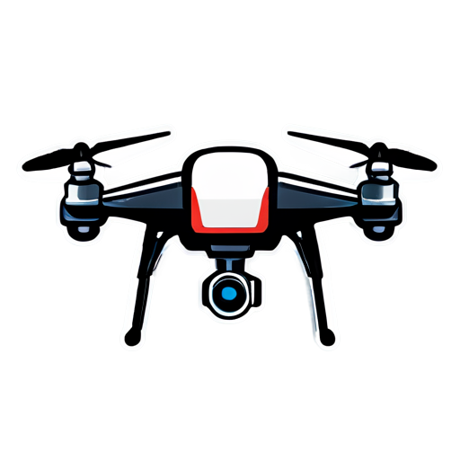 icon for an application with the theme "AI drone detection" - icon | sticker