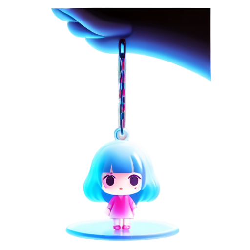 Dead dark mystic tree with suicide hanging girl - icon | sticker