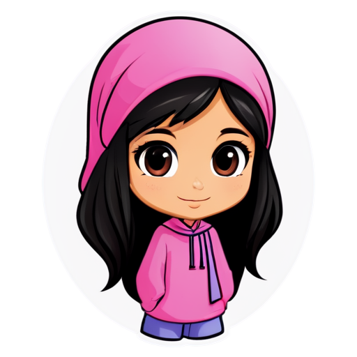 Muslim girl - icon | sticker