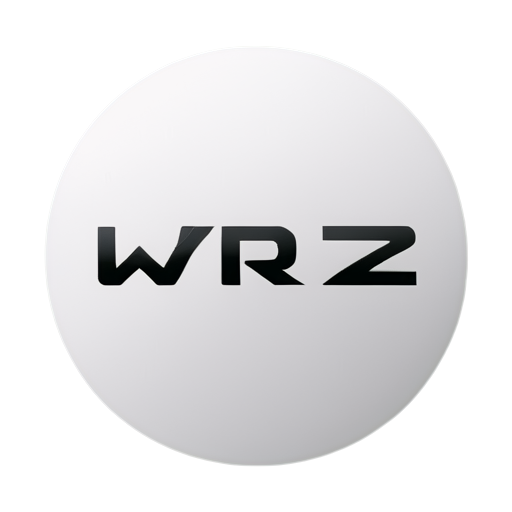 logo for a car parts app called wrg. minimalistic - icon | sticker