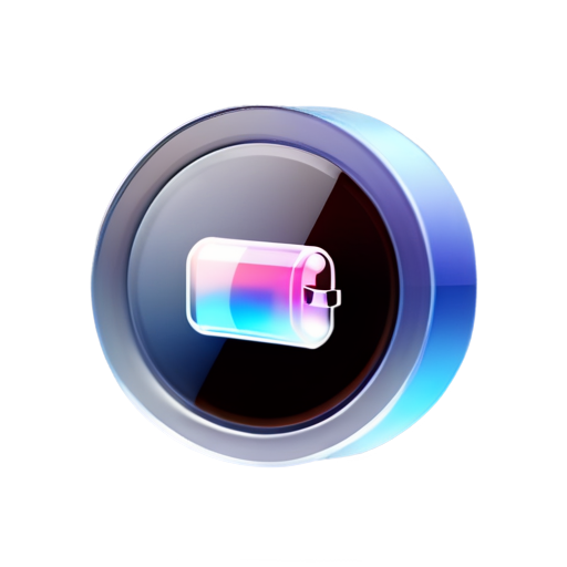 battery icon metallic - icon | sticker