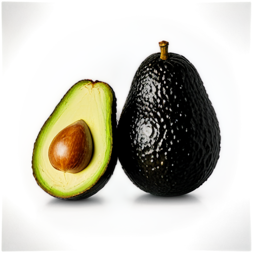 Avocado, glass, colorfull background, - icon | sticker