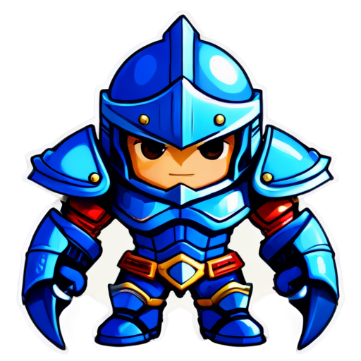 blue armor - icon | sticker