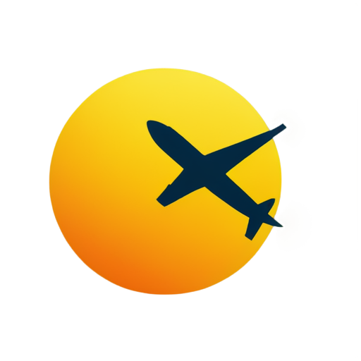 two icons in the same style: 1. Absence of risks 2. A planet with an airplane - icon | sticker