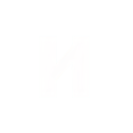 The letters K and H, form a flat, minimalist. - icon | sticker